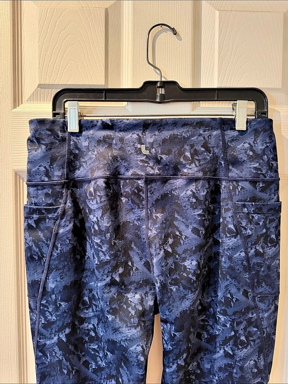 Lole High-Waisted PowerSoft 7/8 Pocket Leggings Blue